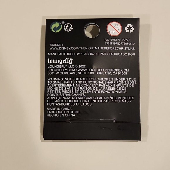 Loungefly Disney NBC Jack Skellington & Zero Holiday Wreath Enamel Pin NEW - Picture 9 of 10